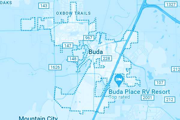Map showing Buda